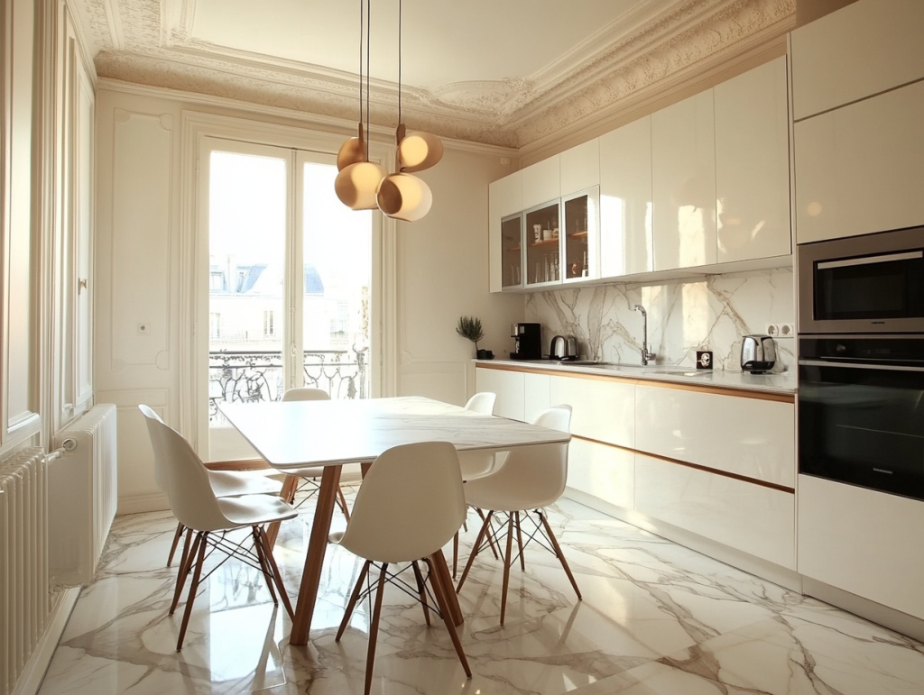 Comment optimiser l'espace dans une petite cuisine à Lyon