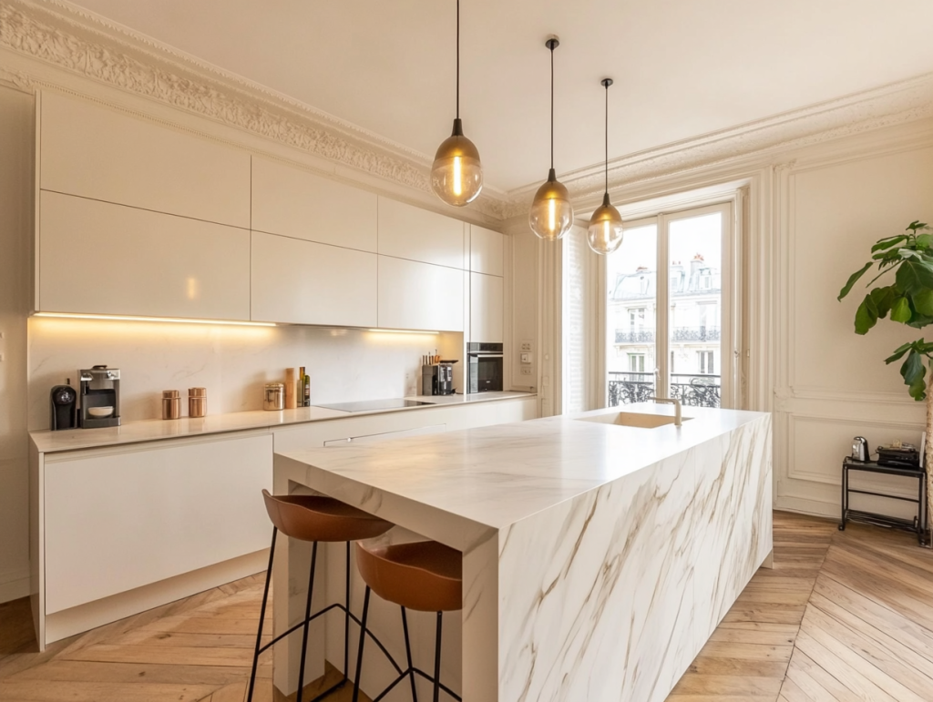 Comment optimiser l'espace dans une petite cuisine à Lyon