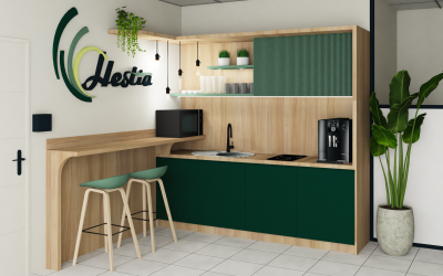 Une cuisine Peps pour des bureaux
