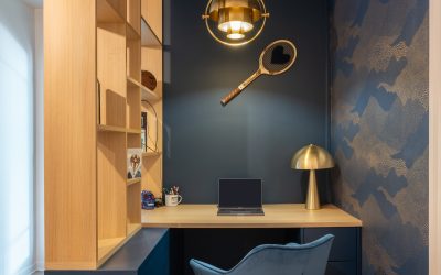 Un coin teletravail qui fait voyager